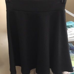 XS High Waisted Black Skirt